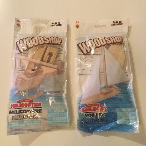 Sailboat wood helicopter - wood,